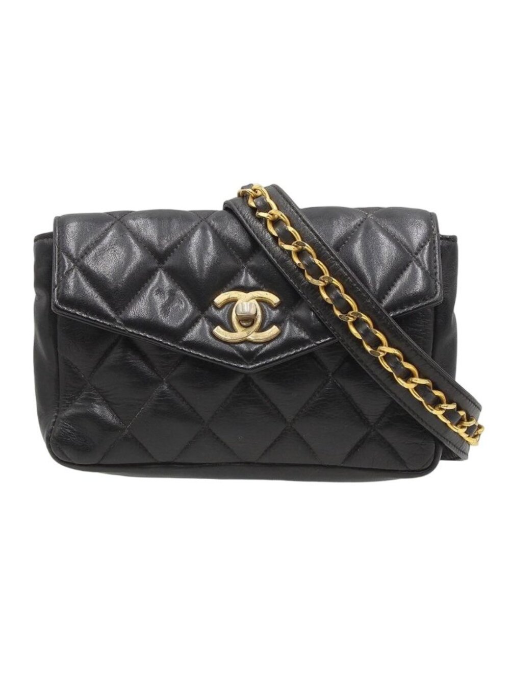 Chanel Quilted Leather Mini Waist Pouch